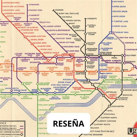 Reseña El Genio Del Mapa Del Metro De Londres Theatrum Orbis Terrarum