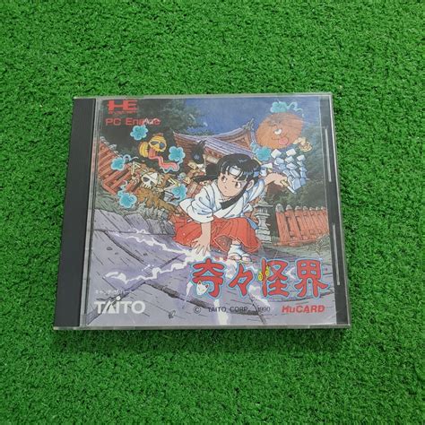 【やや傷や汚れあり】pc Engine Pcエンジン ソフト 奇々怪界 Hucard タイトー Taito ゲームソフト 人気ソフト 希少品