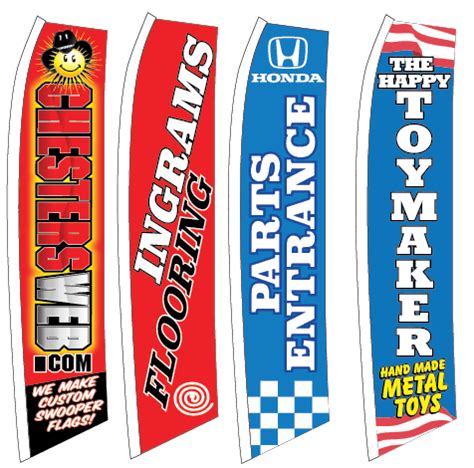 Custom Swooper Flags | Swifty Communigraphics