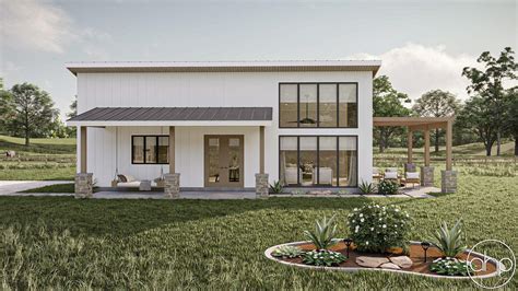 Modern Style Barndominium House Plan | Rock Creek