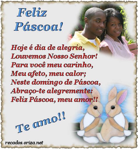 Feliz Páscoa Meu Amor Portal Poemas E Mensagens De