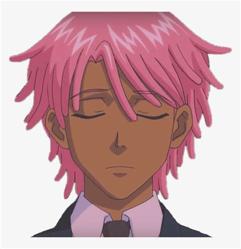 Anime Boy With Long Pink Hair