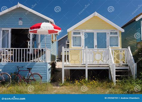 Mudeford Beach Huts stock image. Image of mudeford, bank - 29358759