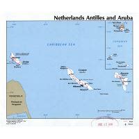 Large Tourist Map Of Aruba With Roads And Other Marks Aruba North