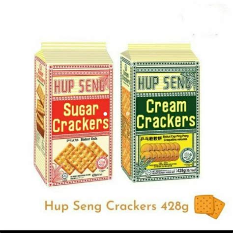 Jual Hup Seng Cream Crackers Kemasan 428gr Shopee Indonesia