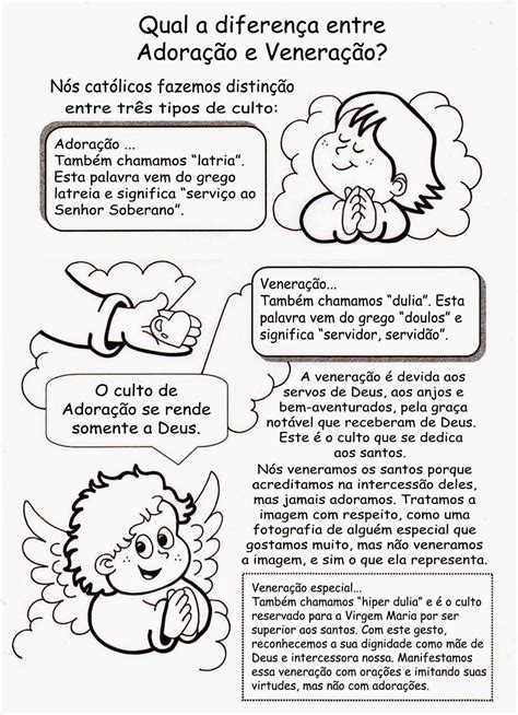 Veneração E Adoração - Adoração e Veneração, qual a diferença? | Catequesis, Biblia para niños ...