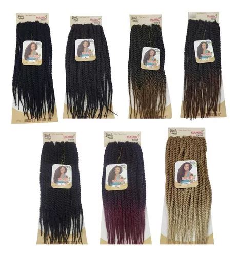 Cabelo Sint Tico Mambo Twist Tran Ado Crochet Braids G Cor Preto