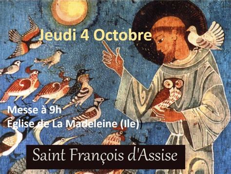 Martigues F Te Saint Francois D Assise Jeudi Octobre Paroisses De