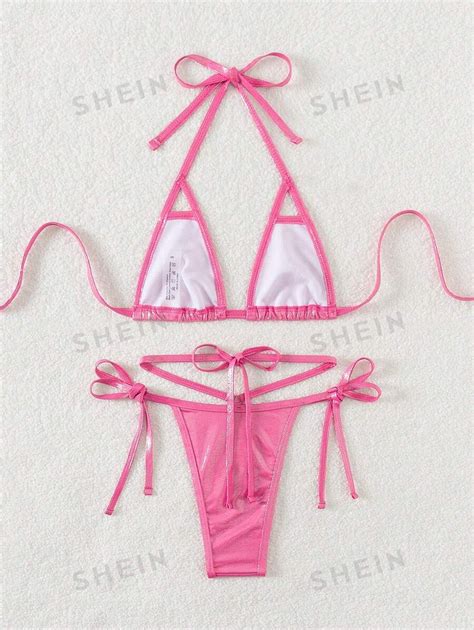 Shein Swim Bae Women S Micro Bikini Swimsuit Set Shein Usa