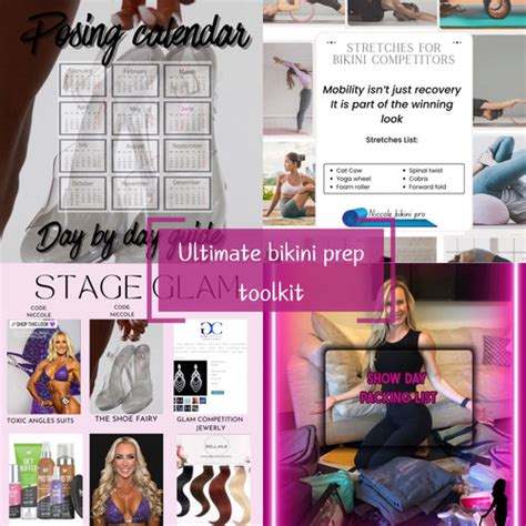 Your Ultimate Bikini Prep Toolkit Niccole Bikini Pro