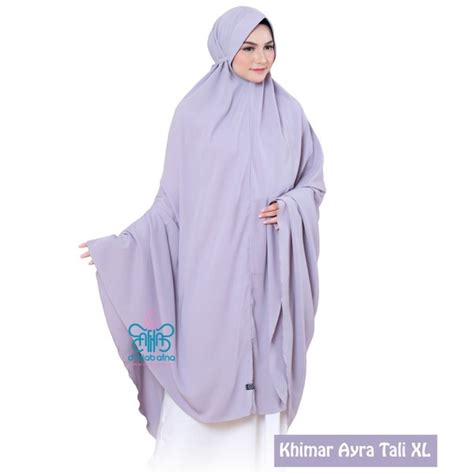 Jual Afna Khimar Ayra Tali Xl Jilbab Jumbo Hijab Syari Instant Pet