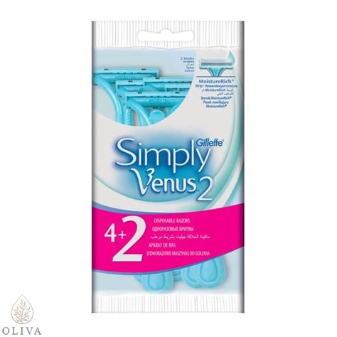 Gillette Simply Venus 2 4 Brijača + 2 Gratis | Oliva online apoteka