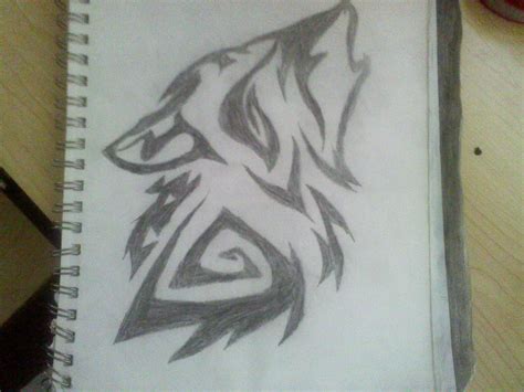 Howling wolf - Drawing Photo (34668438) - Fanpop