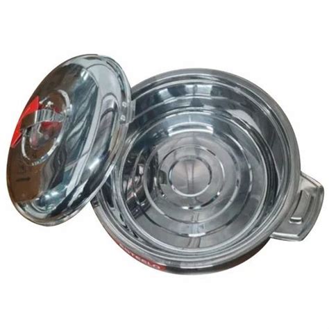 Esteelo Stainless Steel Hot Pot Size X X Cm Capacity Millilitres At Rs