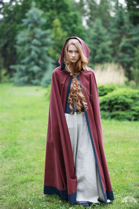 Cotton Cloak Secret Garden” Medieval Fashion Fashion Medieval Clothing