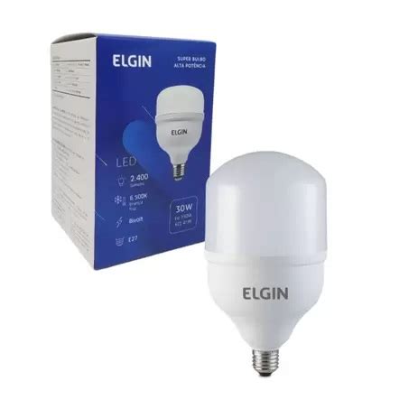 Lâmpada Super Bulbo Led 30W 6500K Bivolt Elgin