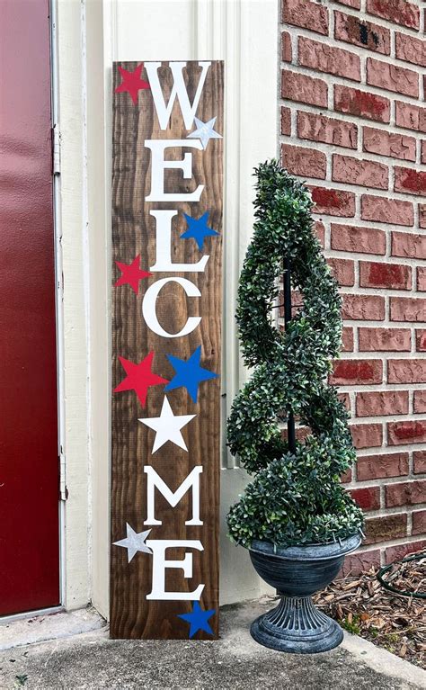 Welcome Porch Sign Front Porch Sign Outdoor Porch Sign Etsy Porch