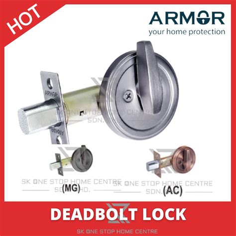 Armor Adl Stainless Steel One Sided Thumbturn Deadbolt Lock