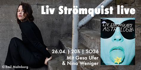 26 04 Liv Strömquists Astrologie Lesung Gespräch mit Liv