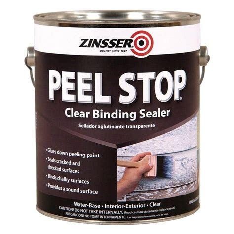 Zinsser Peel Stop Gal Clear Water Based Interior Exterior Binding