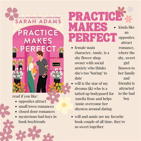 Book Review Practice Makes Perfect By Sarah Adams The Daily Dose