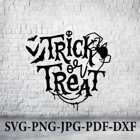 Truco O Trato Svg Clipart Cricut Svg Png Dxf Pdf Descargas