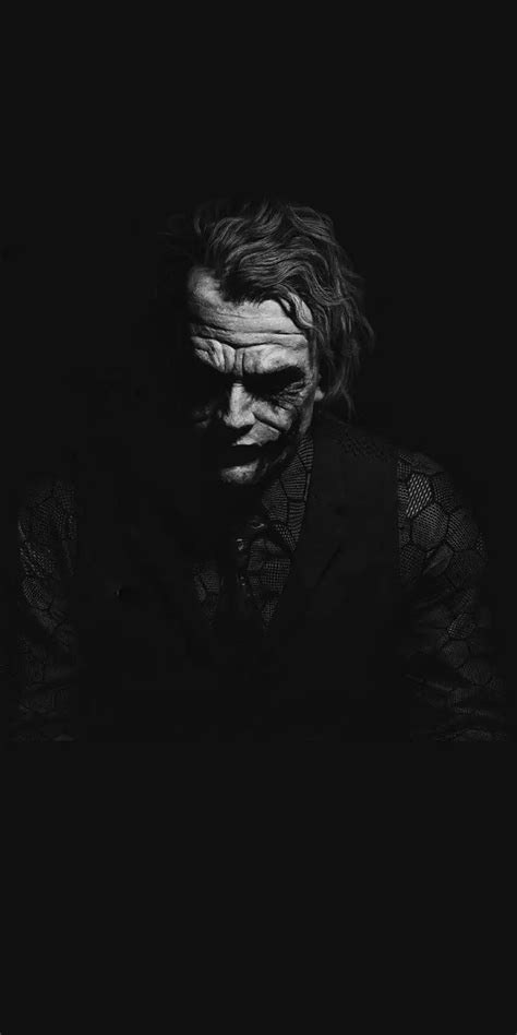 Black and White Joker Wallpaper