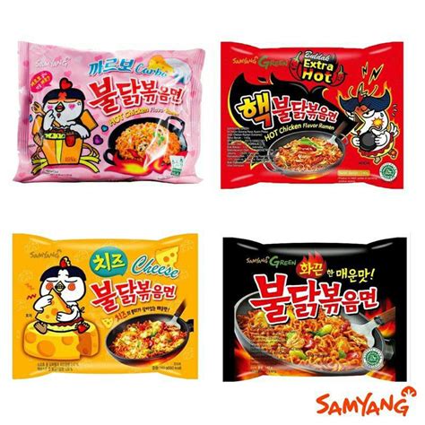 Jual Samyang Hot Chicken Ramen Mie Instan Pedas Halal Shopee Indonesia