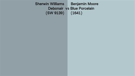 Sherwin Williams Debonair Sw Vs Benjamin Moore Blue Porcelain