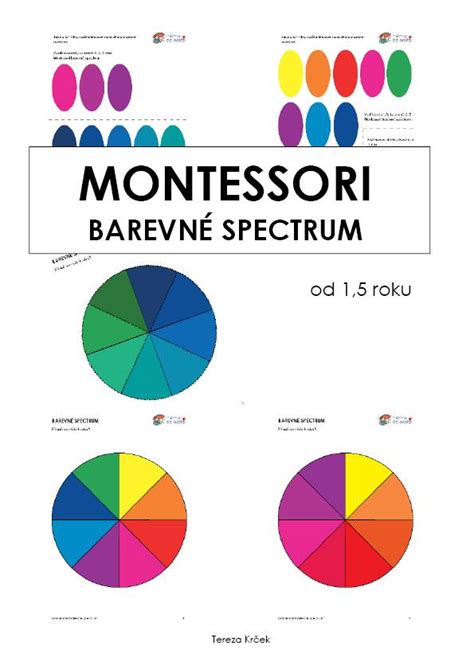 Montessori barevné spectrum 8 stran PDF E SHOP MAMADODESTE CZ