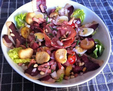 Recette de Salade périgourdine par La cuisine de Fanie