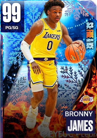 NBA 2K23 2KDB Custom Card Bronny James