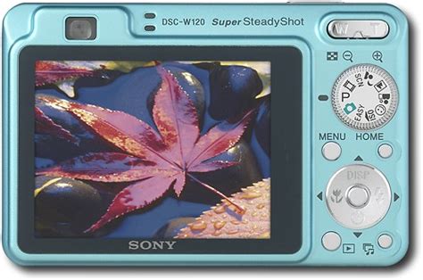 Best Buy Sony Cyber Shot 72mp Digital Camera Blue Dsc W120l