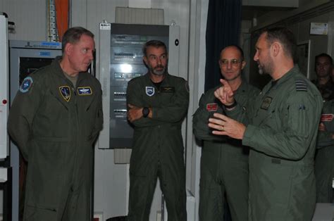 Allied Air Command Aircom Commander Visits The Deployable Air Command And Control Centre In Italy