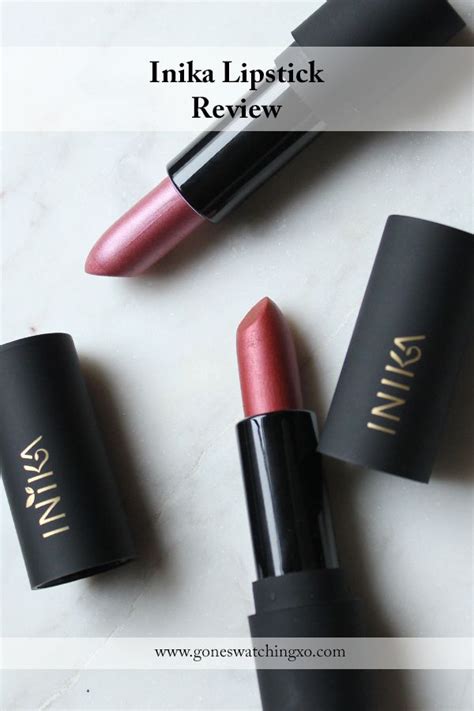 Inika Organic Lipstick Review Swatches Organic Lipsticks Lipstick