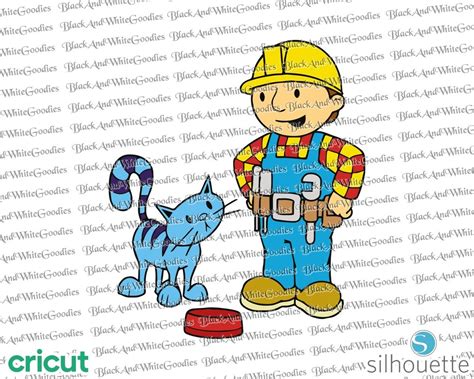 Bob the Builder Svg, Layered Svg, Cricut, Cut File, Cutting File ...