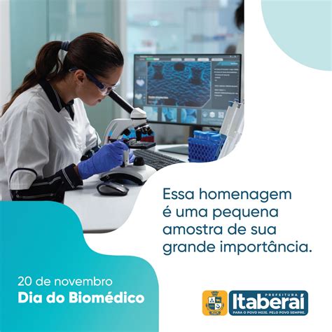 Dia do Biomédico Prefeitura de Itaberaí