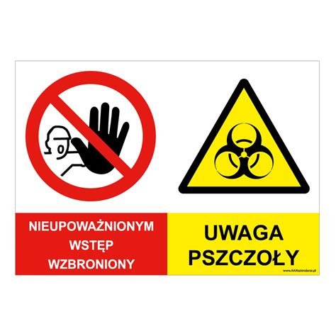 Nieupowa Nionym Wst P Wzbroniony Uwaga Pszczo Y Znak Czony P Yta