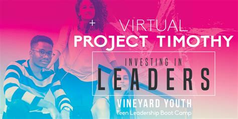 Virtual Project Timothy Vineyard Youth Usa