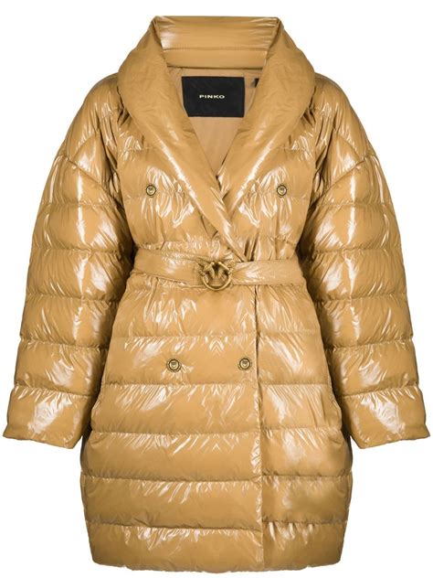 Pinko Mid Length Padded Coat Farfetch