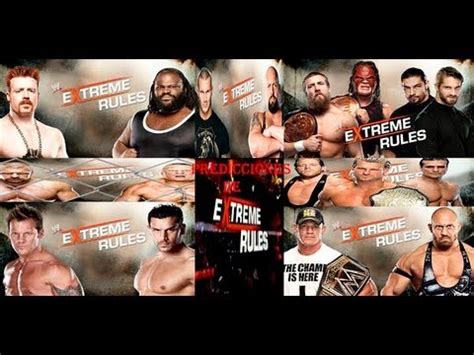 WWE PREDICCIONES DE EXTREME RULES 2013 YouTube