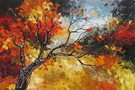 Fall Landscape Watercolor Painting at PaintingValley.com | Explore ...