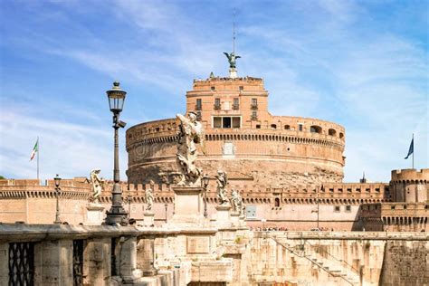 Mausoleum of Hadrian in Rome Editorial Stock Photo - Image of ...