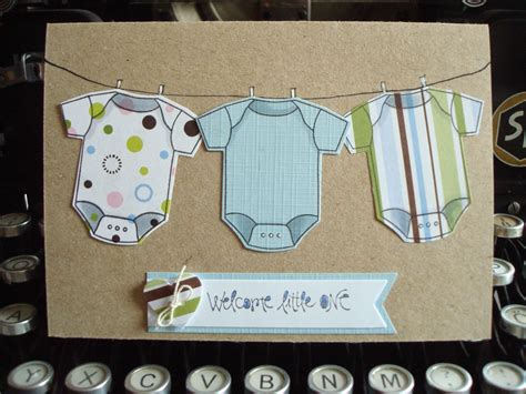 Clearly Besotted Baby Onesie Card Strampler Karte In