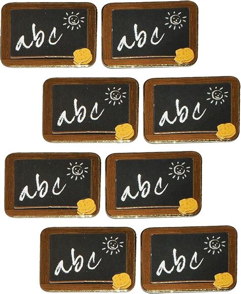 Alles Meine De GmbH 8 TLG Set 3 D Sticker Aufkleber Tafel ABC Schule