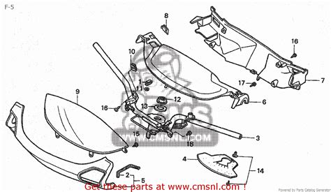 Honda CH250 1997 (V) FREEWAY JAPAN TYPE 2 MF03-130 F-5 - buy F-5 spares ...