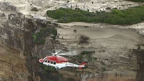 Men Rescued After Getting Stuck On Cliff Ledge 50 Metres Above Ocean