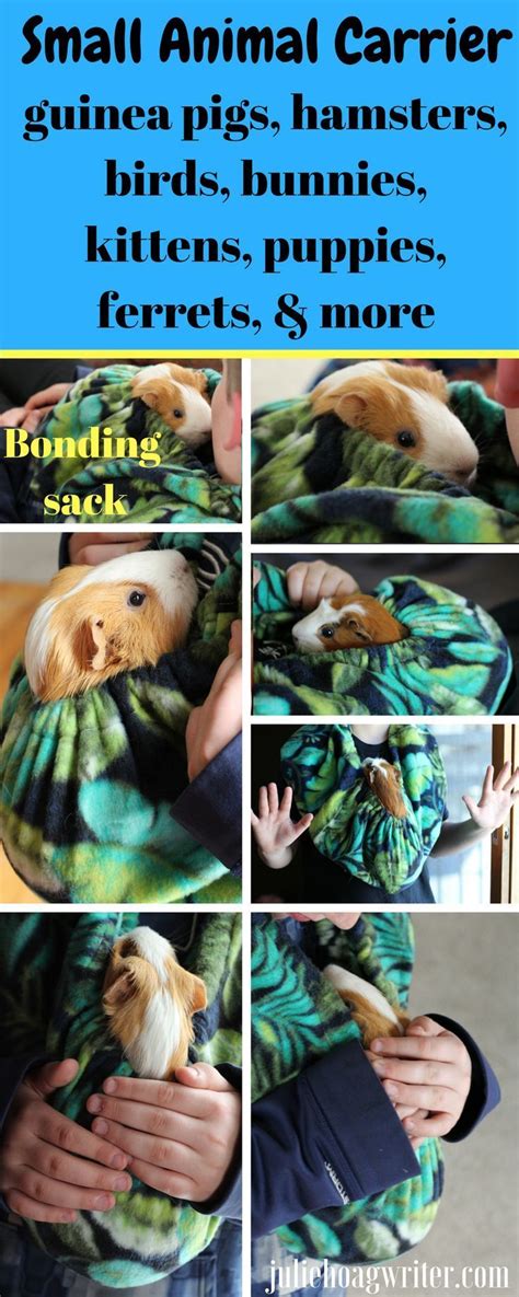 Guinea Pig Fleece Snuggle Sack For Unparalleled Bonding Small Pets