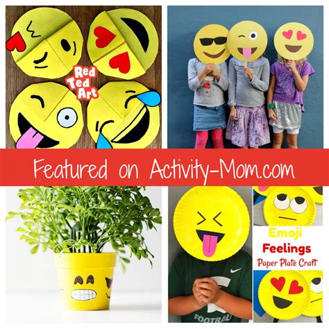 37 Fun Emoji Crafts For Kids The Activity Mom