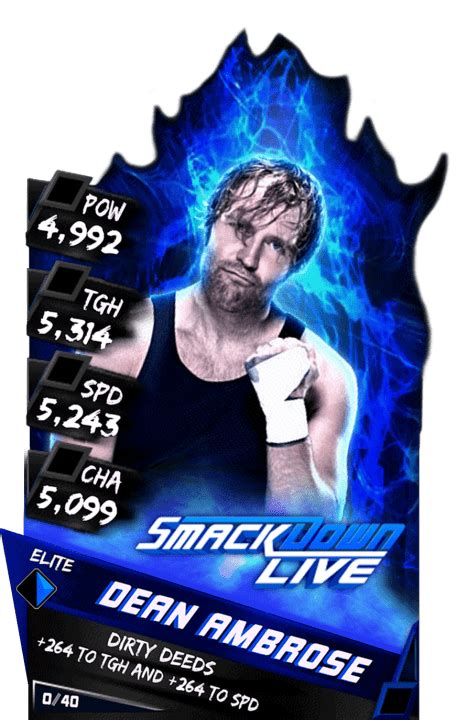 Dean Ambrose Wwe Supercard Roster